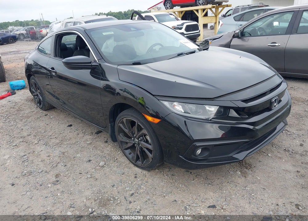 2019 HONDA CIVIC SPORT VIN: 2HGFC4B82KH300358