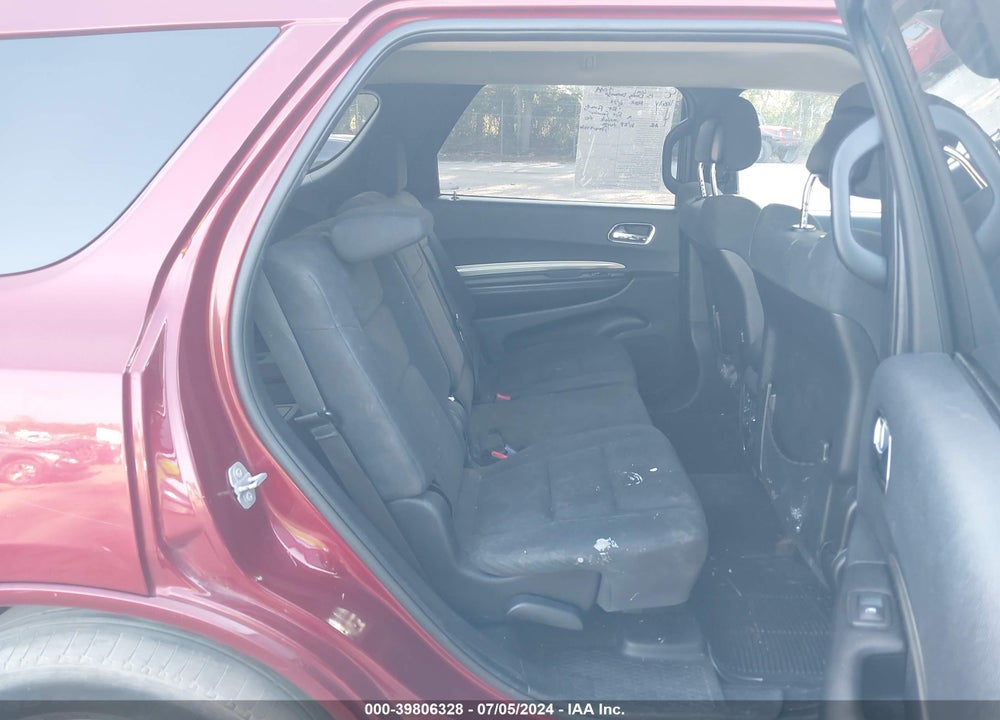 2015 DODGE DURANGO SXT VIN: 1C4RDHAGXFC187647