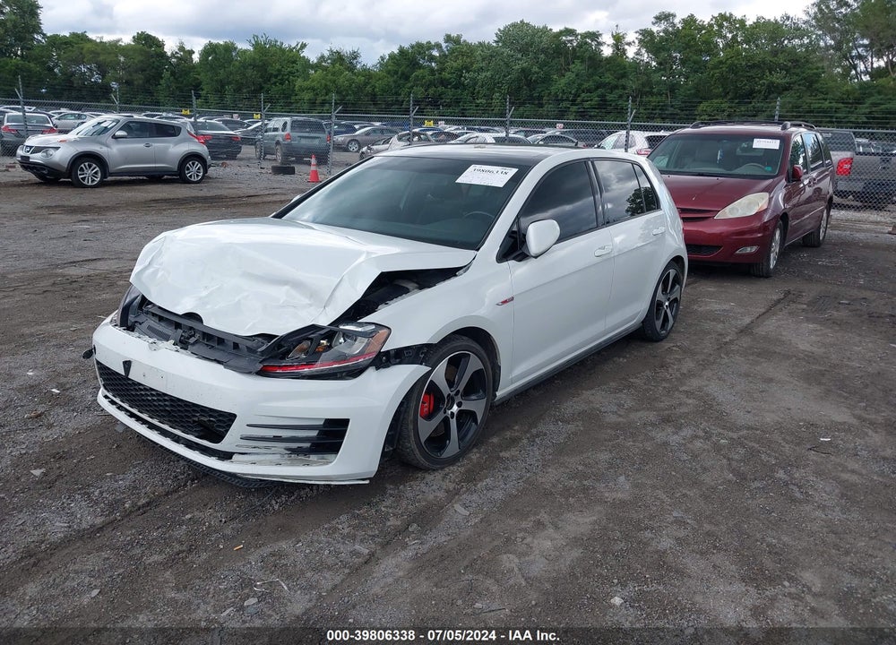 2017 VOLKSWAGEN GOLF GTI AUTOBAHN 4-DOOR/S 4-DOOR/SE 4-DOOR/SPORT 4-DOOR VIN: 3VW447AU7HM042977