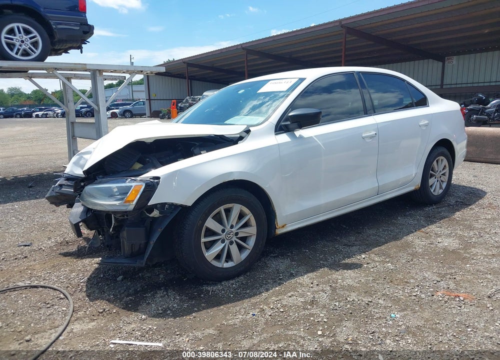 2012 VOLKSWAGEN JETTA 2.0L S VIN: 3VW2K7AJ9CM316434
