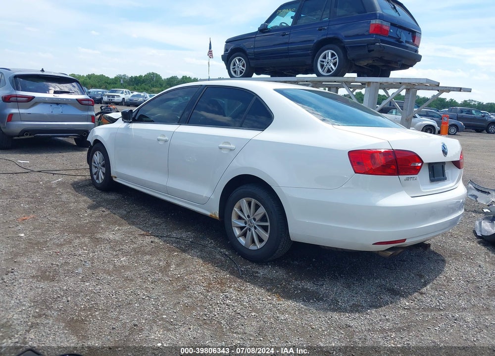 2012 VOLKSWAGEN JETTA 2.0L S VIN: 3VW2K7AJ9CM316434