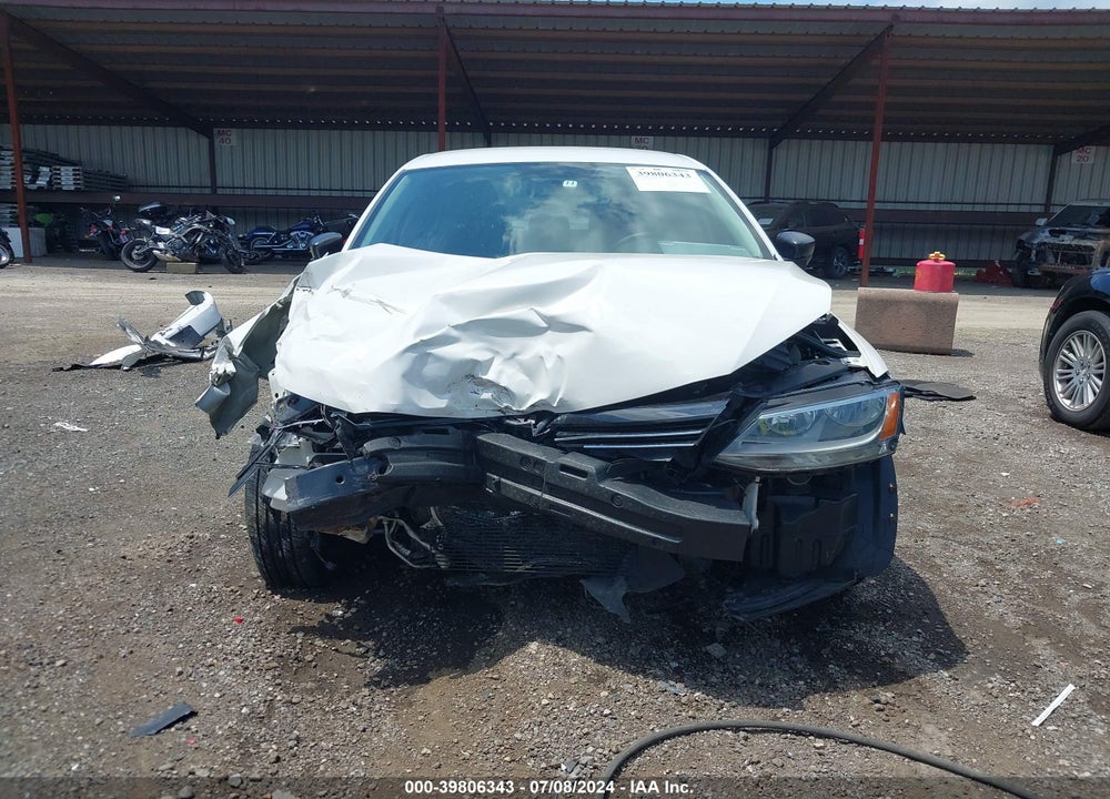 2012 VOLKSWAGEN JETTA 2.0L S VIN: 3VW2K7AJ9CM316434