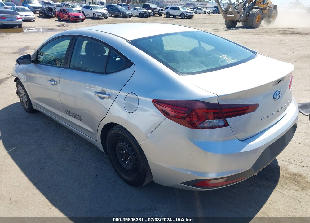 2019 HYUNDAI ELANTRA SE VIN: 5NPD74LF3KH405862