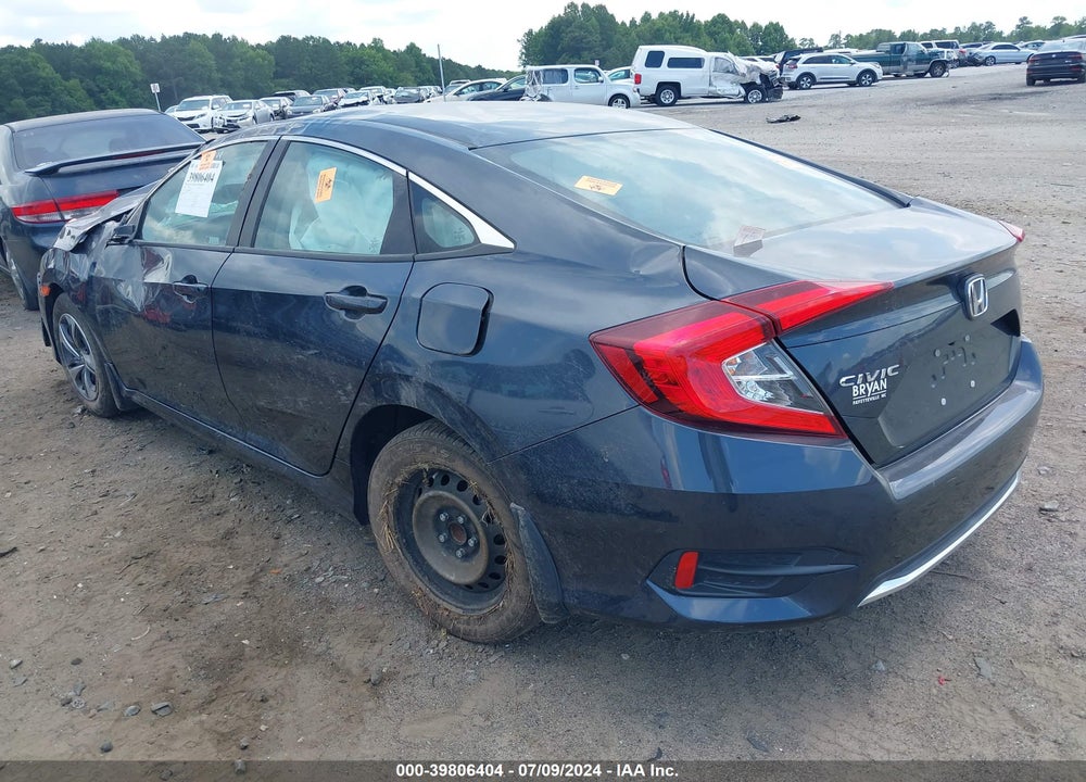 2020 HONDA CIVIC LX VIN: 2HGFC2F66LH601407