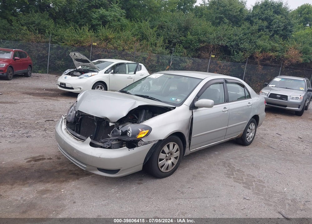 2004 TOYOTA COROLLA LE VIN: 2T1BR32E24C289399