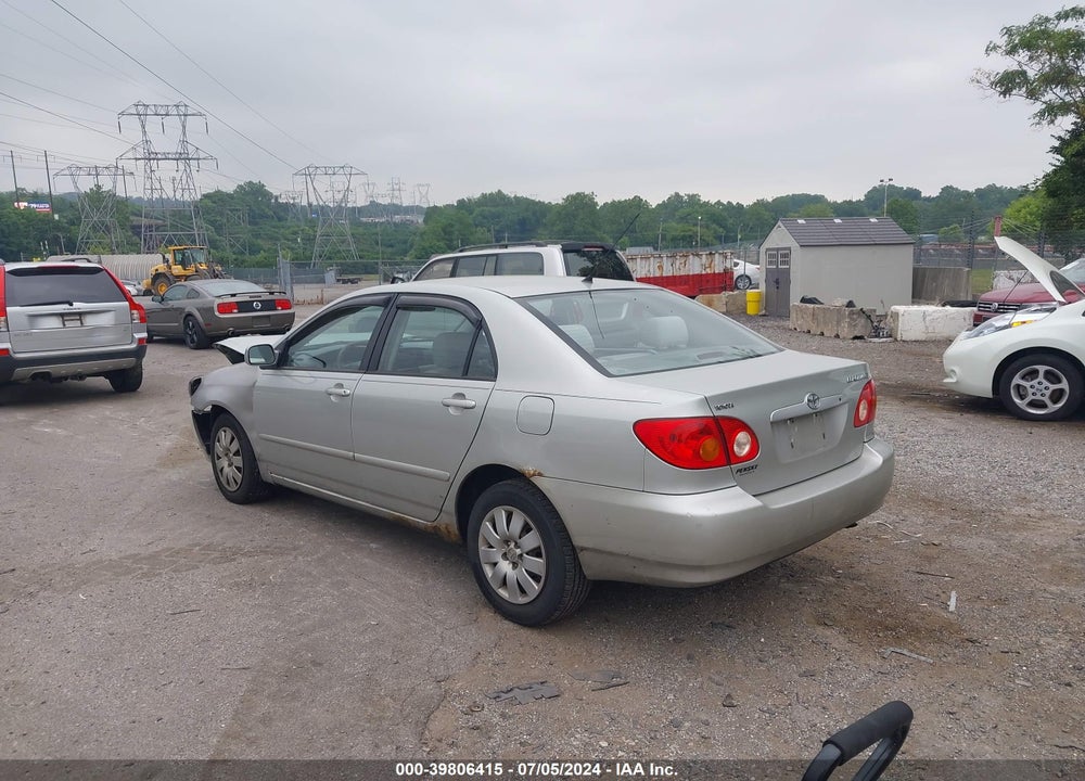 2004 TOYOTA COROLLA LE VIN: 2T1BR32E24C289399