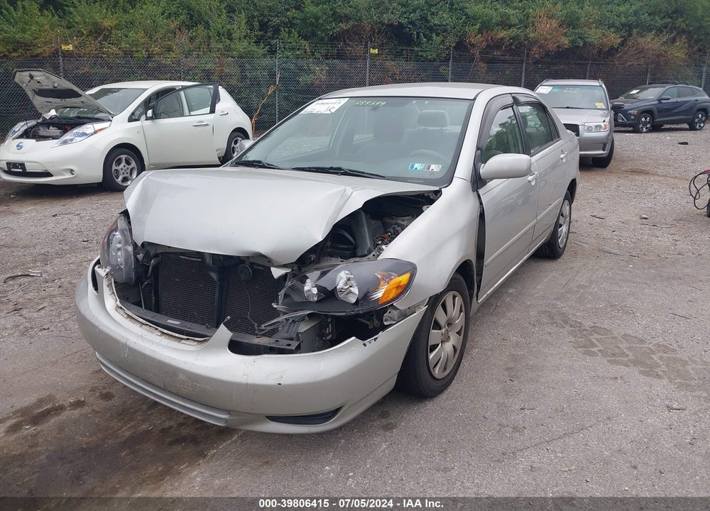 2004 TOYOTA COROLLA LE VIN: 2T1BR32E24C289399