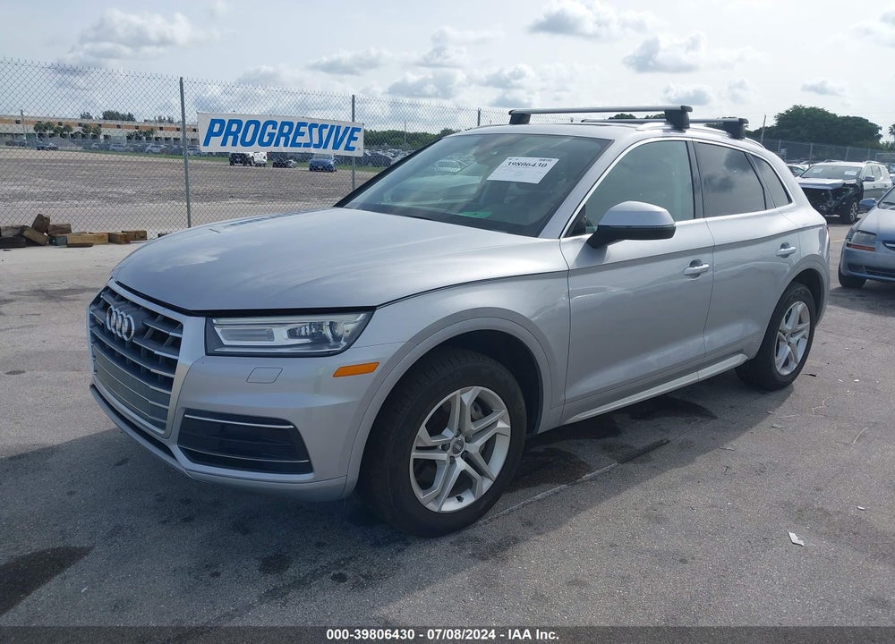 2019 AUDI Q5 45 PREMIUM VIN: WA1ANAFY6K2045910