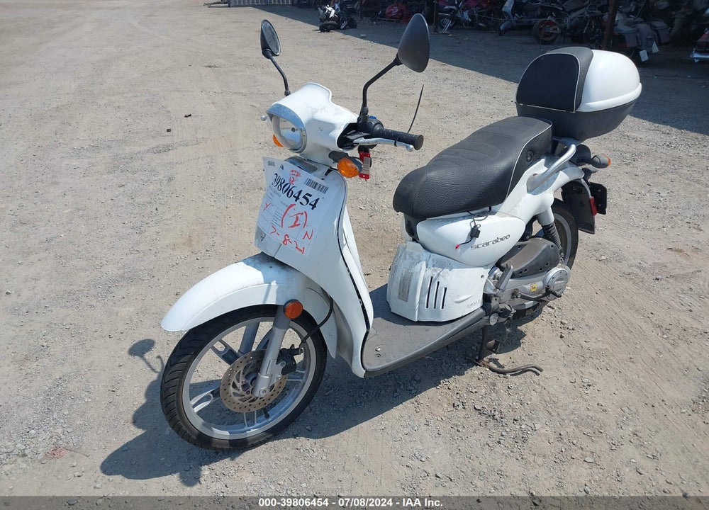2010 APRILIA SCARABEO 100 VIN: ZD4VAC006AS001362