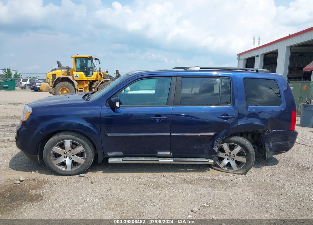 2014 HONDA PILOT TOURING VIN: 5FNYF4H96EB025599