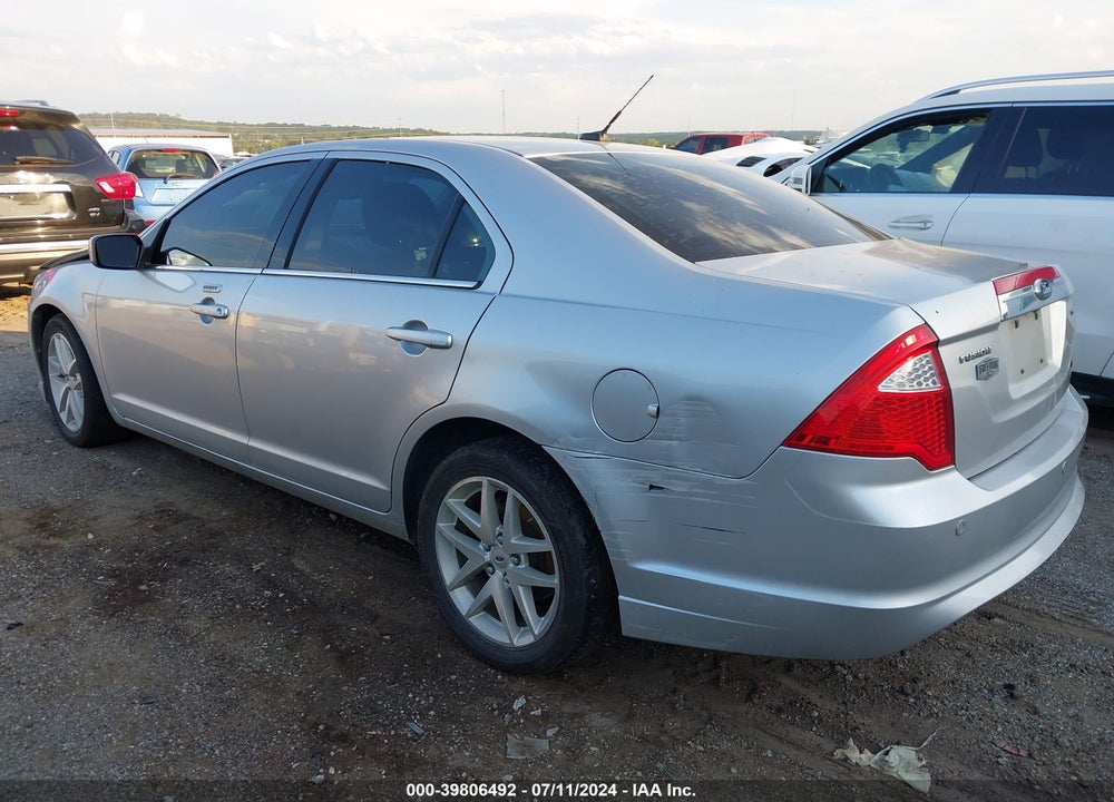 2012 FORD FUSION SEL VIN: 3FAHP0JA1CR268636