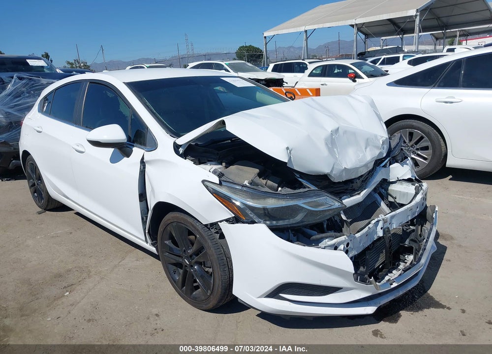 2018 CHEVROLET CRUZE LT AUTO VIN: 3G1BE6SMXJS605594