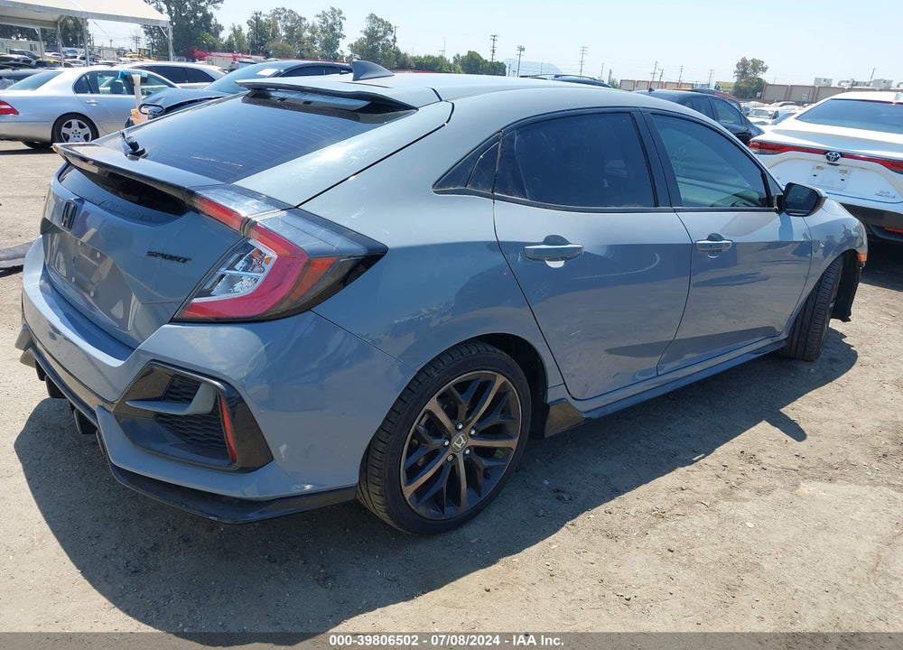 2021 HONDA CIVIC SPORT VIN: SHHFK7H49MU413030