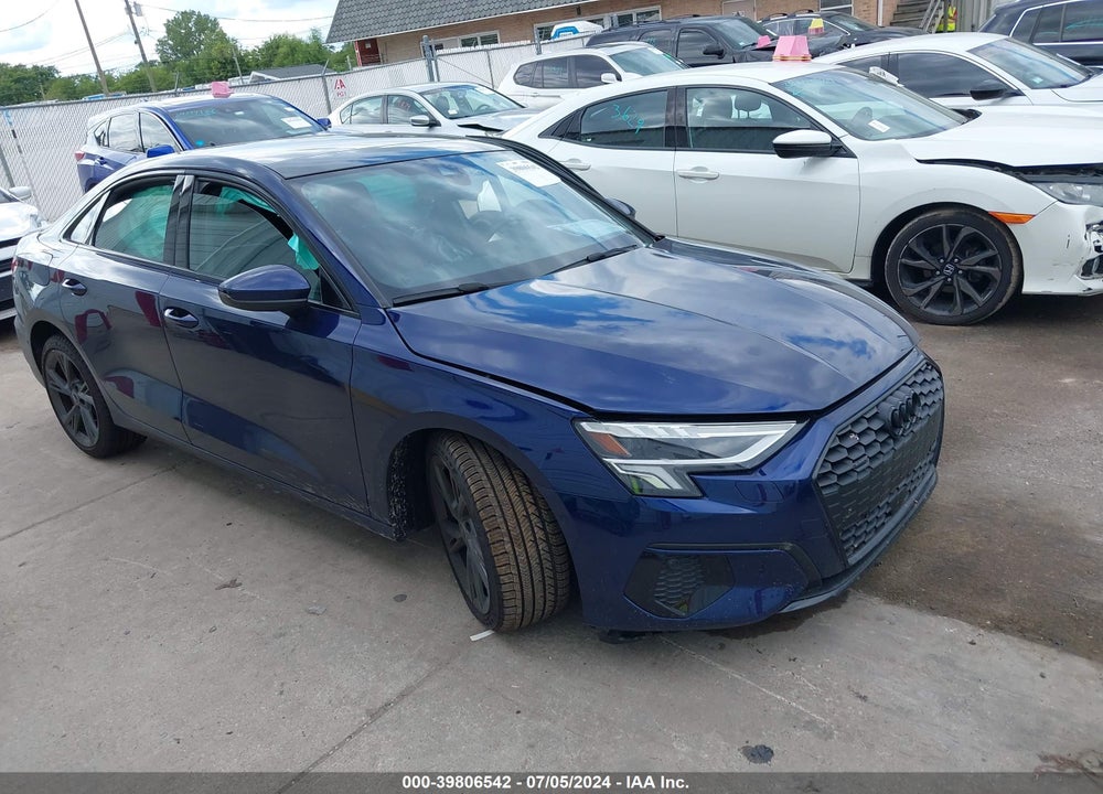 2024 AUDI A3 PREMIUM 40 TFSI QUATTRO S TRONIC VIN: WAUGUDGY1RA079236