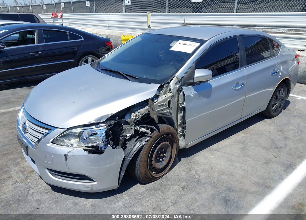 2015 NISSAN SENTRA S VIN: 3N1AB7AP7FY297210