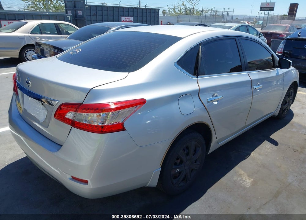 2015 NISSAN SENTRA S VIN: 3N1AB7AP7FY297210