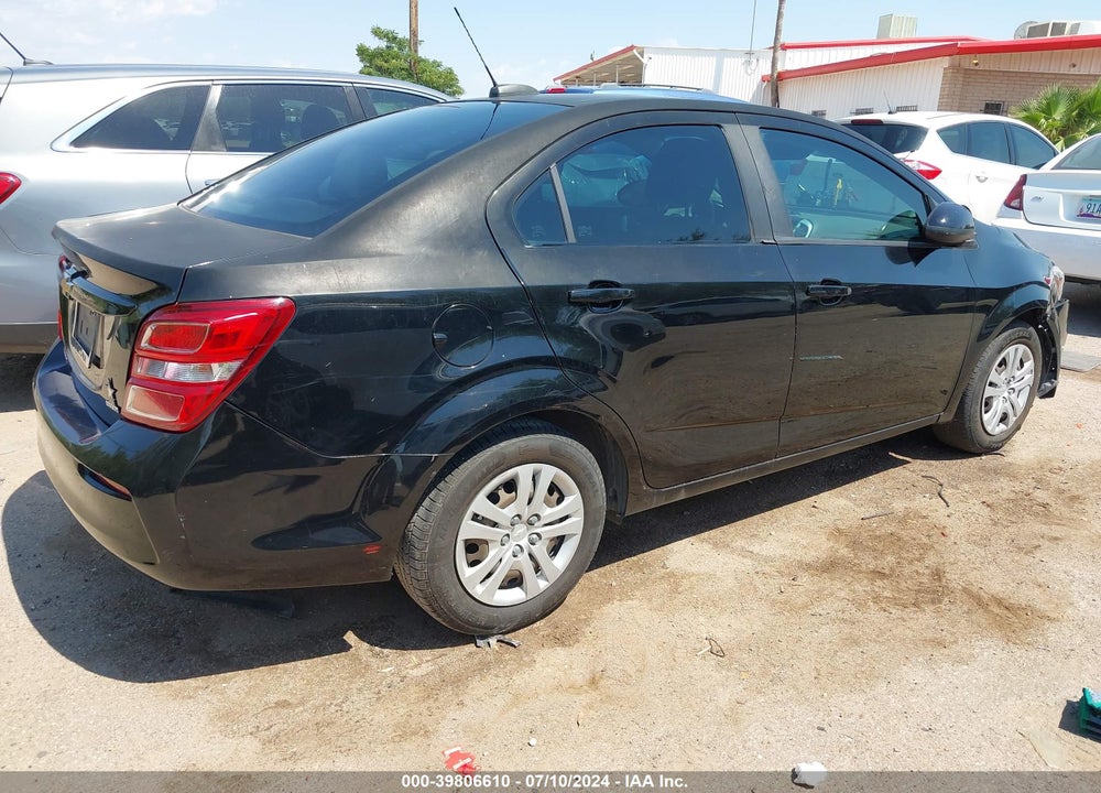 2017 CHEVROLET SONIC LS AUTO VIN: 1G1JB5SH6H4159102