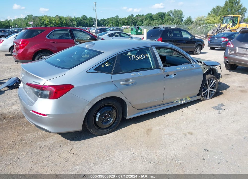 2022 HONDA CIVIC TOURING VIN: 2HGFE1F97NH307810