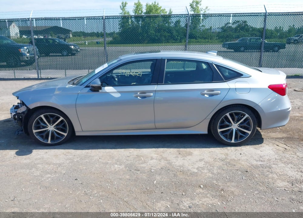 2022 HONDA CIVIC TOURING VIN: 2HGFE1F97NH307810