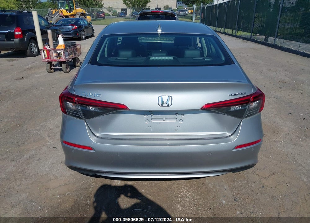 2022 HONDA CIVIC TOURING VIN: 2HGFE1F97NH307810