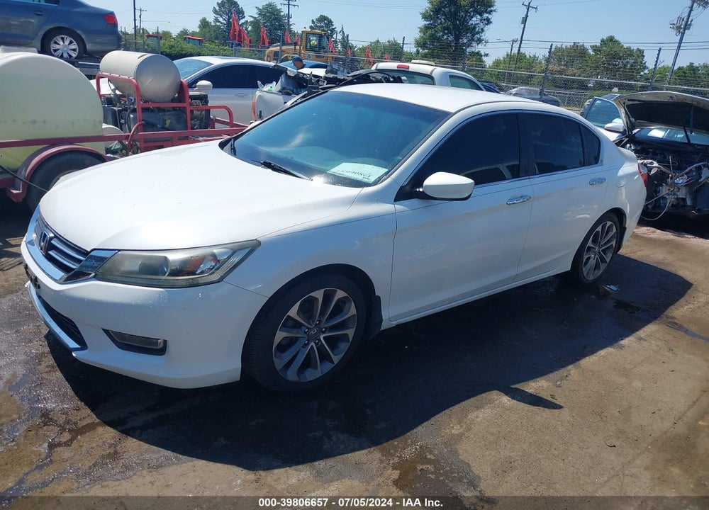 2013 HONDA ACCORD SPORT VIN: 1HGCR2F5XDA277046