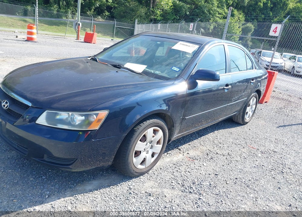 2007 HYUNDAI SONATA GLS VIN: 5NPET46C37H209090