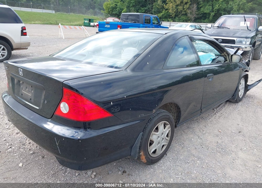 2004 HONDA CIVIC VP VIN: 1HGEM22134L007266