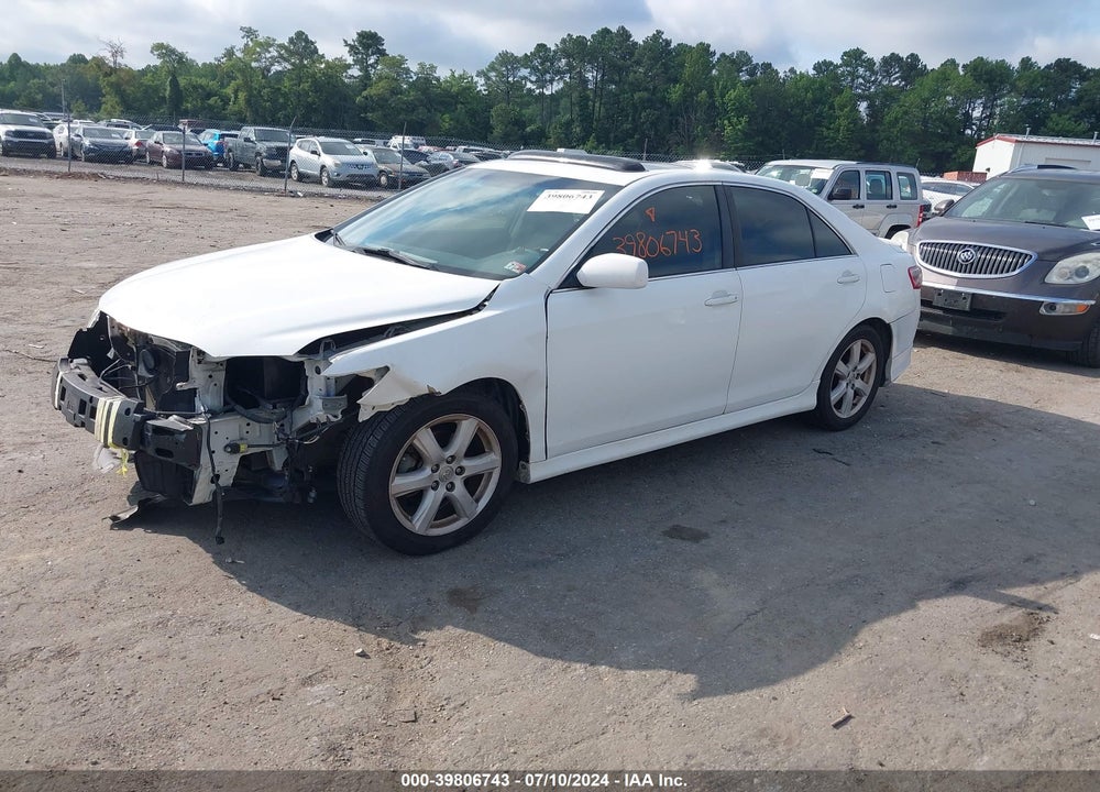 2008 TOYOTA CAMRY SE VIN: 4T1BE46K38U765472