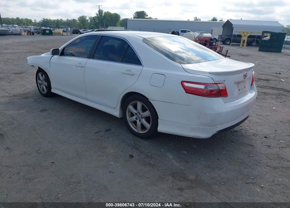 2008 TOYOTA CAMRY SE VIN: 4T1BE46K38U765472