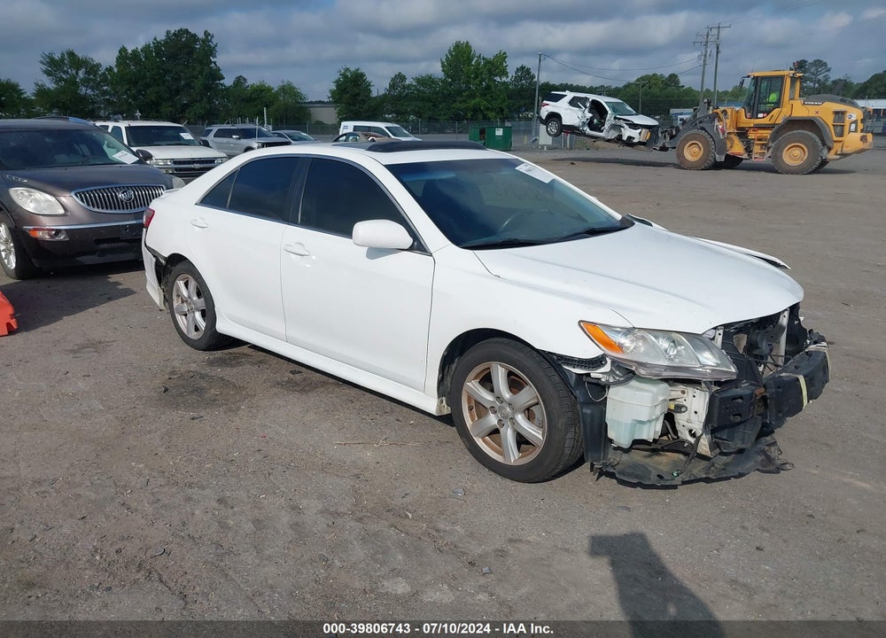 2008 TOYOTA CAMRY SE VIN: 4T1BE46K38U765472
