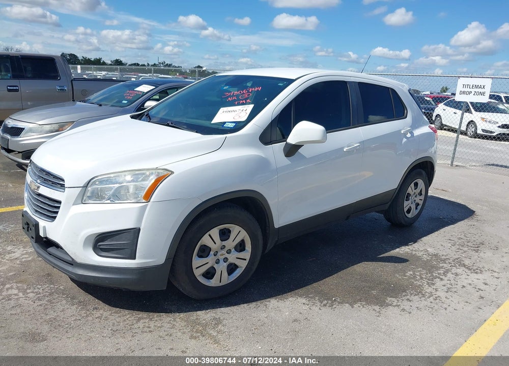 2016 CHEVROLET TRAX 1LS VIN: 3GNCJKSB7GL262994