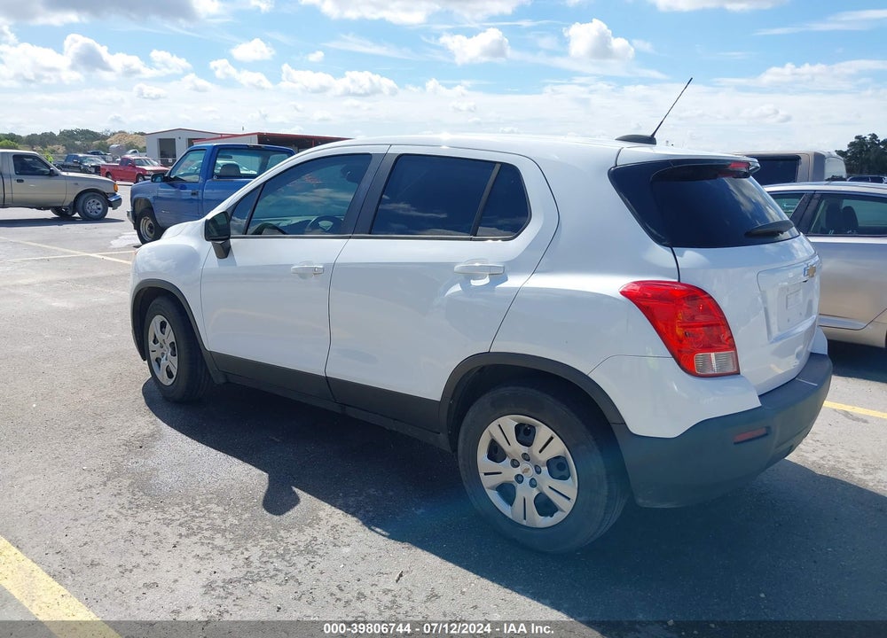 2016 CHEVROLET TRAX 1LS VIN: 3GNCJKSB7GL262994