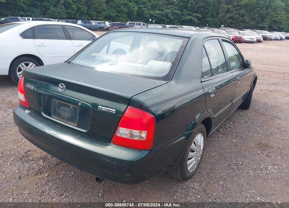 1999 MAZDA PROTEGE DX/LX VIN: JM1BJ2226X0147854