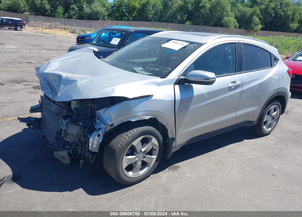 2016 HONDA HR-V EX-L VIN: 3CZRU6H74GM766461