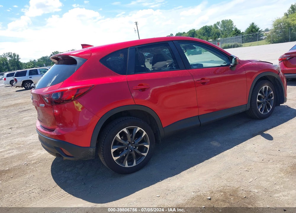 2016 MAZDA CX-5 GRAND TOURING VIN: JM3KE4DY5G0789278