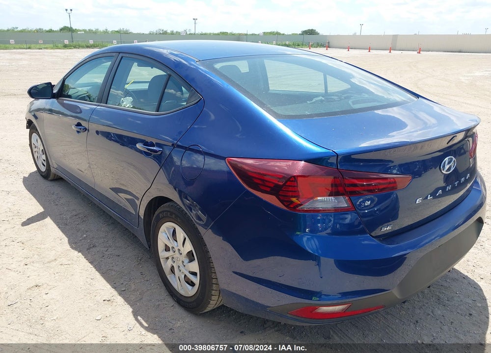 2019 HYUNDAI ELANTRA SE VIN: 5NPD74LF6KH491538