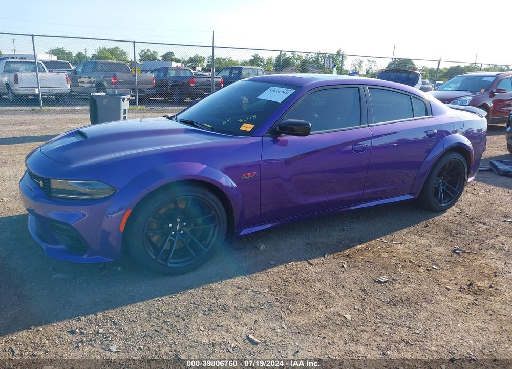 2023 DODGE CHARGER SCAT PACK WIDEBODY VIN: 2C3CDXGJ4PH628730