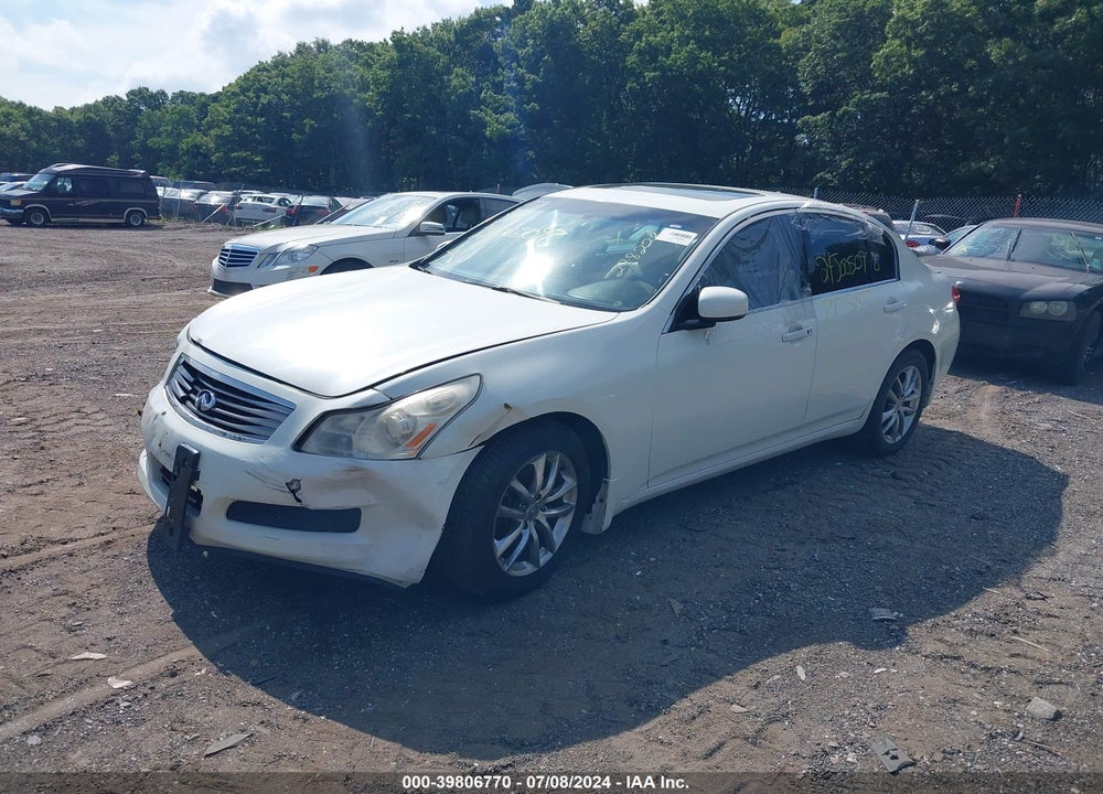 2008 INFINITI G35X VIN: JNKBV61FX8M278228