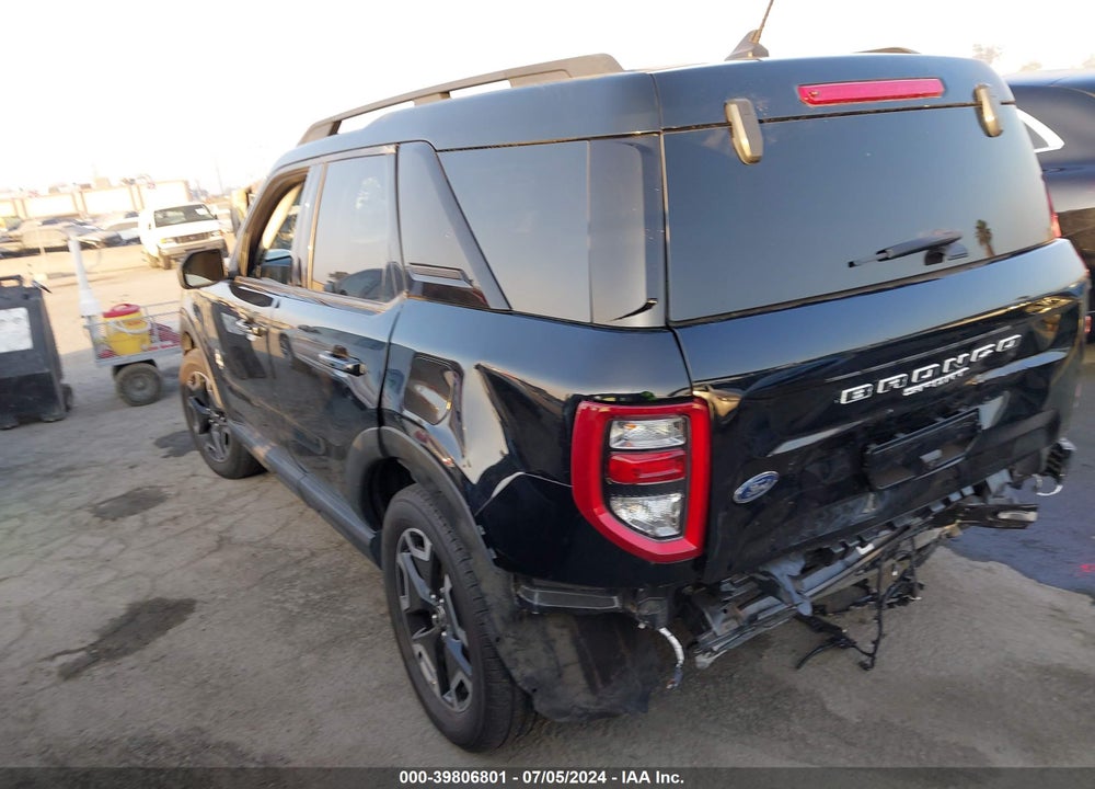 2021 FORD BRONCO SPORT OUTER BANKS VIN: 3FMCR9C65MRA99326