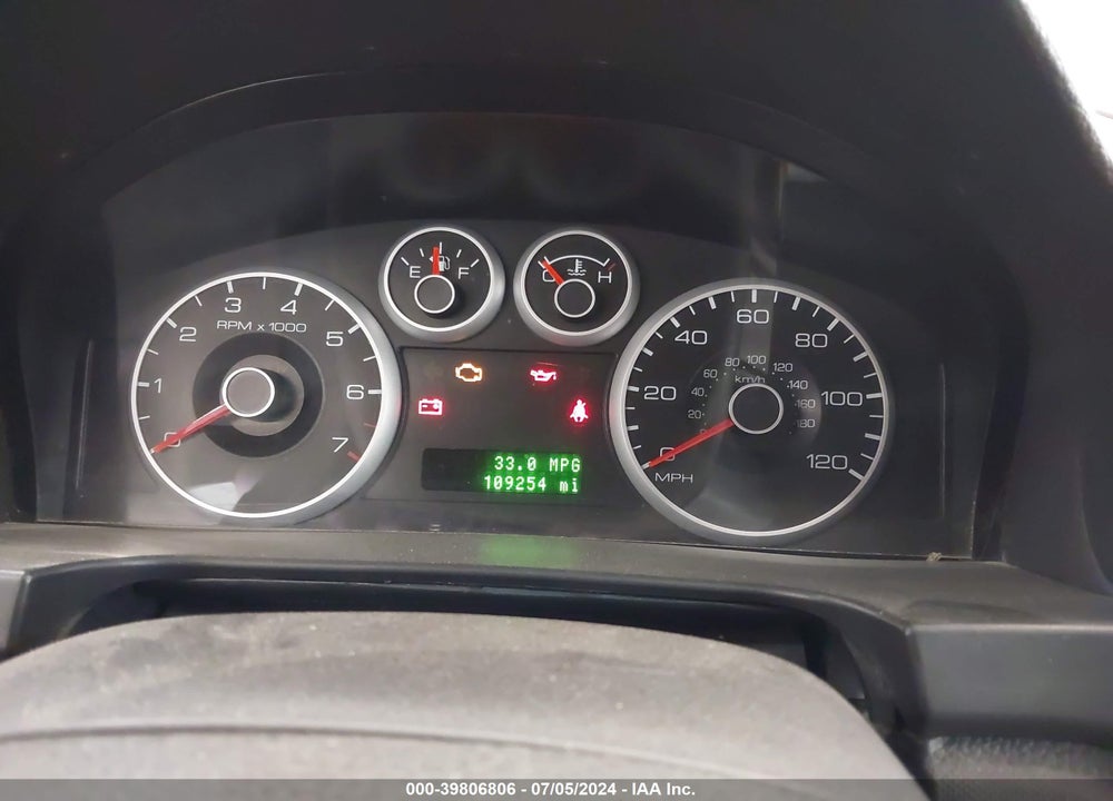 2007 FORD FUSION SE VIN: 3FAHP07Z27R279809