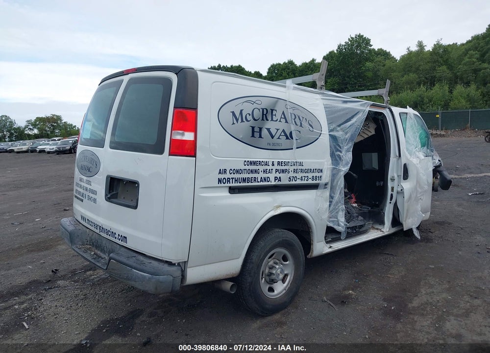 2021 CHEVROLET EXPRESS CARGO RWD 2500 REGULAR WHEELBASE WT VIN: 1GCWGAFP8M1257410