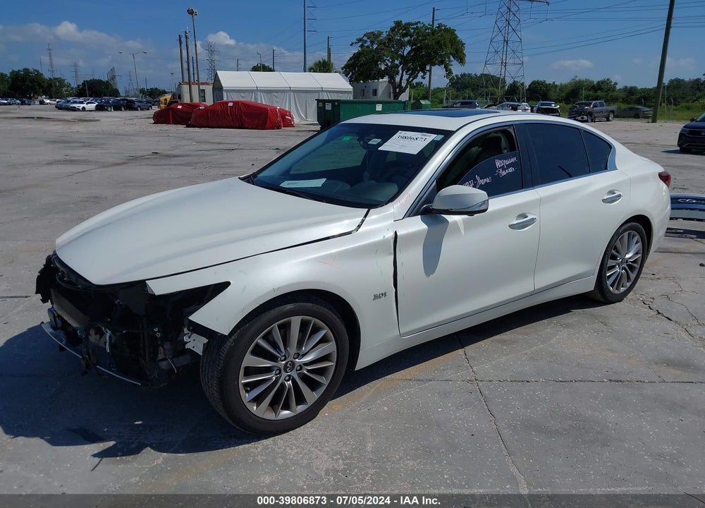 2018 INFINITI Q50 3.0T LUXE VIN: JN1EV7AP5JM361474