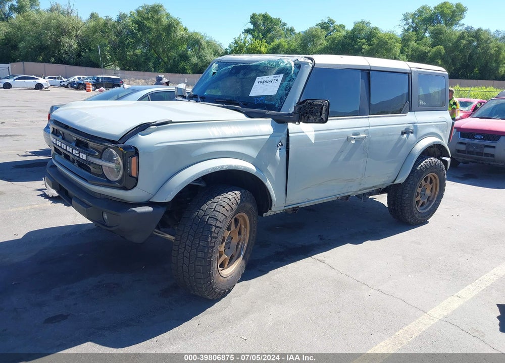 2021 FORD BRONCO BIG BEND/BLACK DIAMOND/OUTER BANKS VIN: 1FMDE5BH6MLA69083