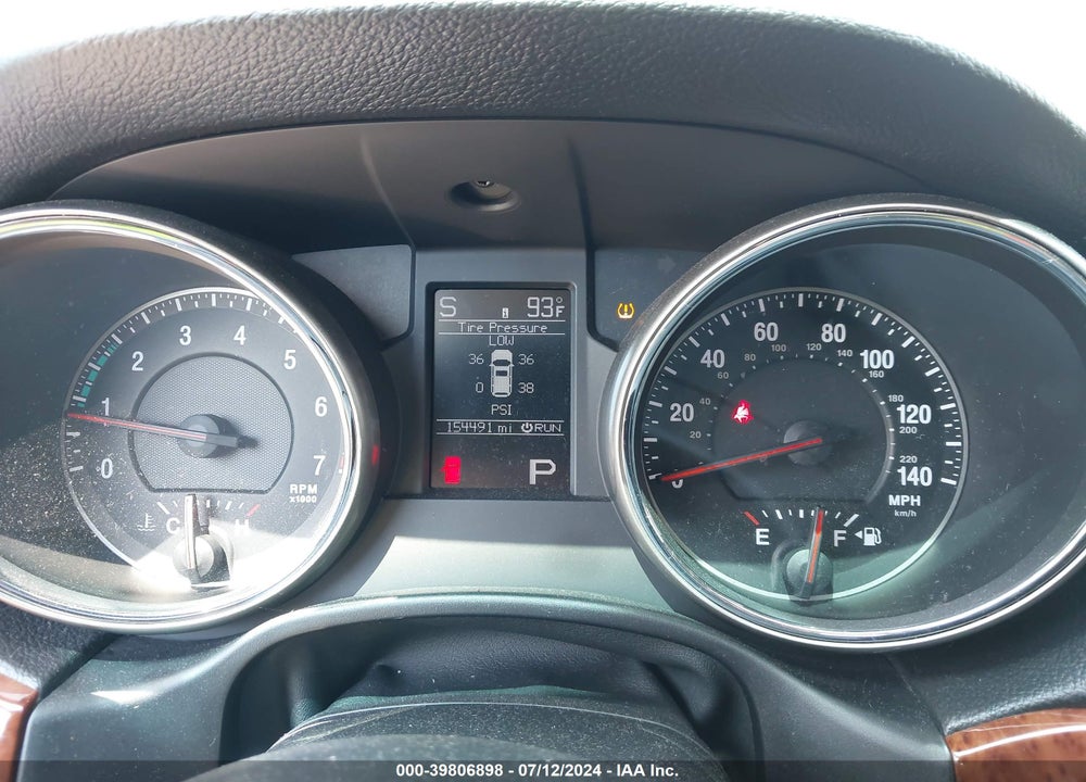 2012 JEEP GRAND CHEROKEE LIMITED VIN: 1C4RJFBG4CC273026