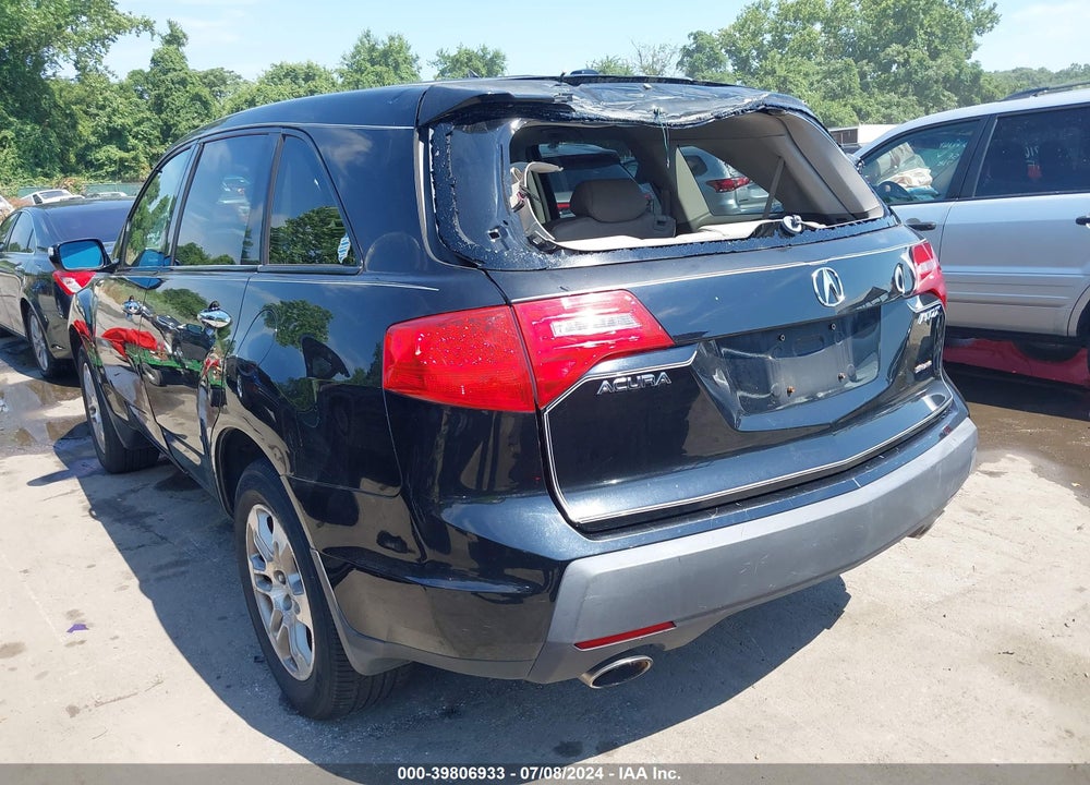 2007 ACURA MDX VIN: 2HNYD28227H516689