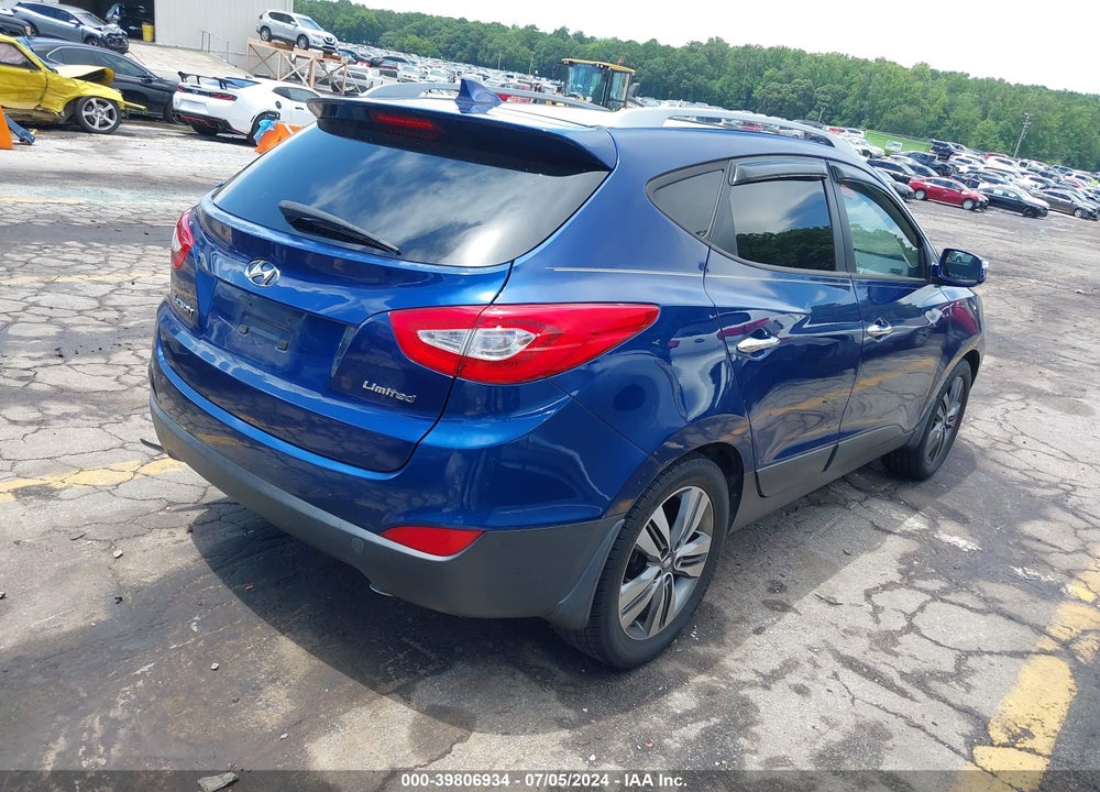 2014 HYUNDAI TUCSON LIMITED VIN: KM8JU3AG8EU851948