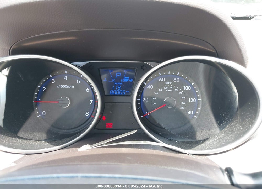 2014 HYUNDAI TUCSON LIMITED VIN: KM8JU3AG8EU851948