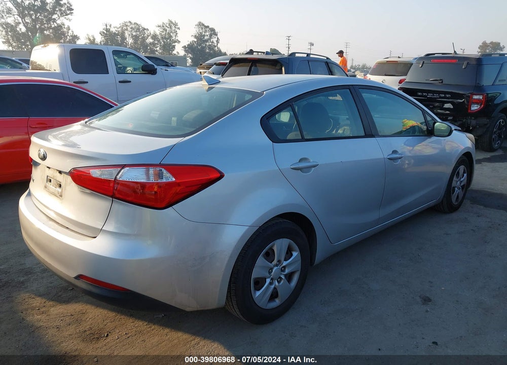 2016 KIA FORTE LX VIN: KNAFX4A67G5544067