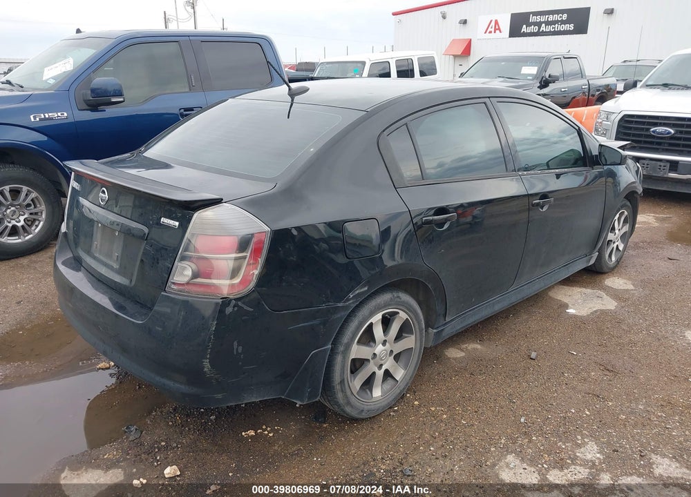 2012 NISSAN SENTRA 2.0 SR VIN: 3N1AB6APXCL742140