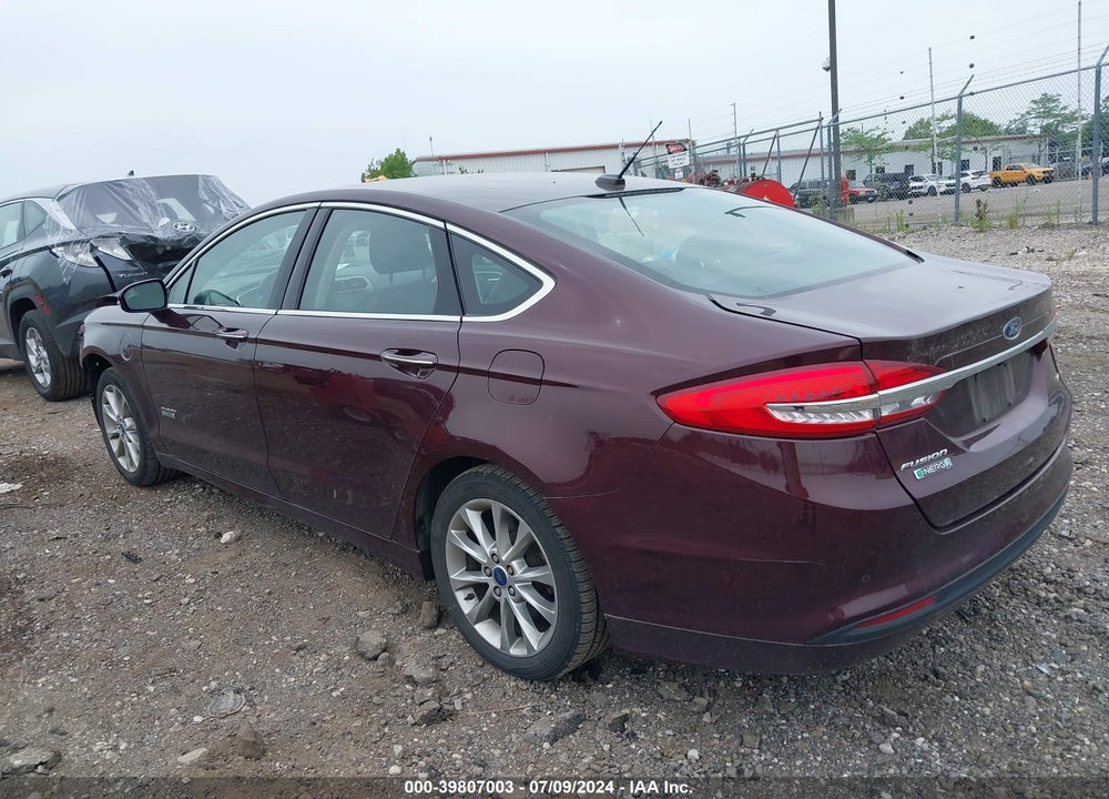 2017 FORD FUSION ENERGI SE LUXURY VIN: 3FA6P0PU9HR272787